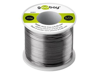 Cín 0.56mm 250g 99,3%Sn 0,7%Cu GOOBAY 40851