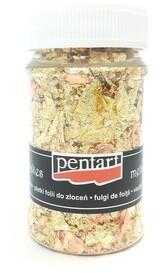 Folia płatki złoto/miedź 100ml M42500, Pentart