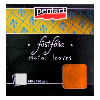 Folia miedziana 14 x 14 cm op. 5 ark., Pentart