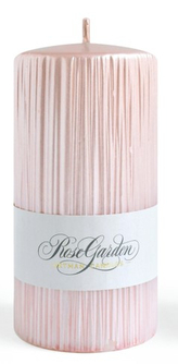Świeca ROSE GARDEN walec średni 7xh14cm parafinowa różowa