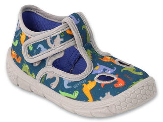 630P019 - chlapecké bačkorky Befado modré, DINO 630P019_23