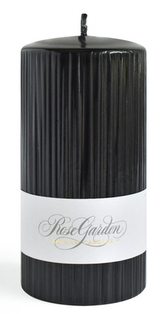 Świeca ROSE GARDEN walec średni 7xh14cm parafinowa czarna
