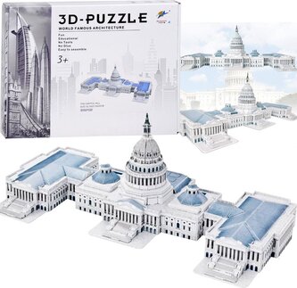 JOKOMISIADA 3D puzzle Kapitol 132 dílků