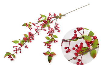 VIRIDIS Sztuczny ostrokrzew gałązka 88cm