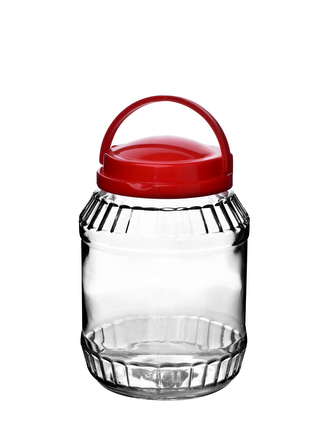 BASIC KITCHEN Słój 2,0L z uchwytem14xh21,5cm