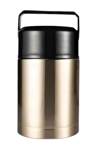 Nerezový jídelní termos 1,2 L – vakuová nádoba na teplé i studené pokrmy