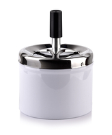 ASHLEY Popielniczka 9,3xh12cmbiały