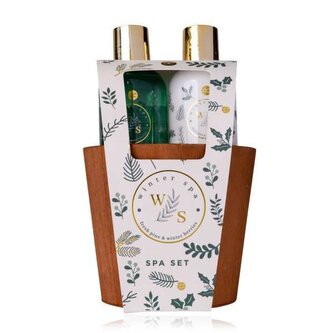 SET koupelový  WINTER SPA ve dřevěném kbelíku  ACCENTRA