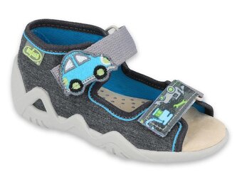 350P012 18 - chlapecké sandálky auto,kožená stélka 350P012_19