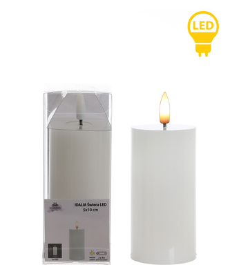 IDALIA Świeca LED 5xh13cm