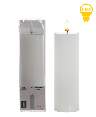 IDALIA Świeca LED 5xh18cm