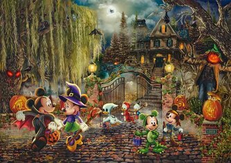 SCHMIDT Puzzle Disney: Mickey a Minnie o Halloweenu 1000 dílků
