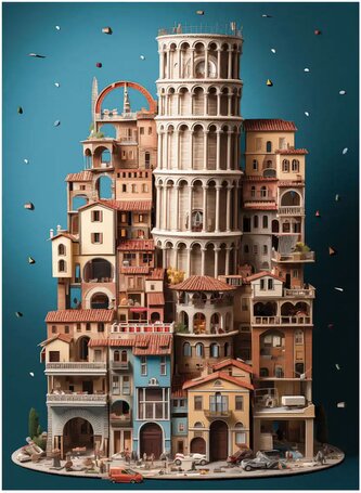 ANATOLIAN Puzzle Pisa 1000 dílků