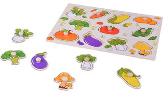JOKOMISIADA Dřevěná vkládačka Zelenina