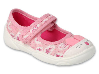 209P040 19 - dívčí balerínky Befado růžové, ouška 209P040_21