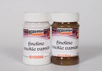 Lakier crakle do spękań delikatnych 2-składn. 2x100ml, Pentart