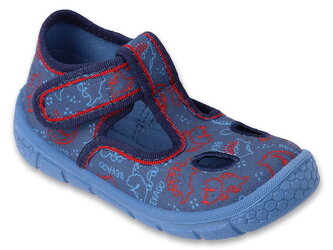 630P016 - chlapecké bačkorky Befado modré, DINO 630P016_26