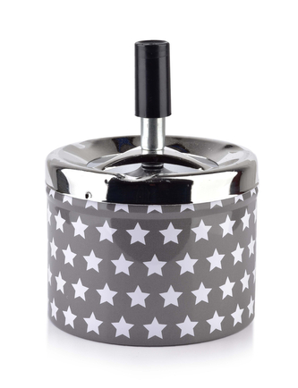 ASHLEY Popielniczka 9,3xh12cm gwiazdki