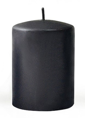 Świeca CLASSIC CANDLES Walec mały 7xh10cm parafinowa czarna