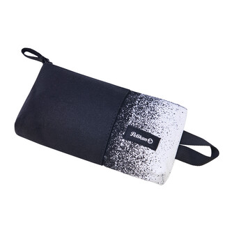 Pouzdro ploché, WOW černo/bílé