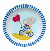 Melamin baby talířek se silikonem LOLO LOMBARDO  -  NOVÝ DESIGN  (21,5 cm)  sigikid