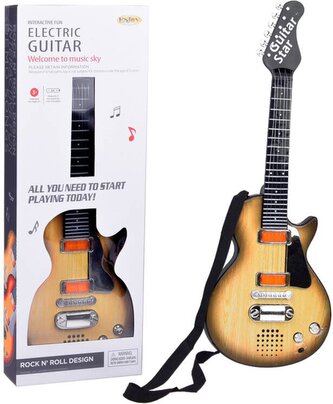 JOKOMISIADA Dětská elektrická kytara s popruhem