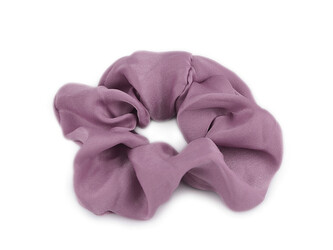 Gumička scrunchie do vlasů - 20 ks - 8 fialová lila