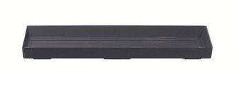 Miska pod truhlík ARGO antracit, varianta 80 cm