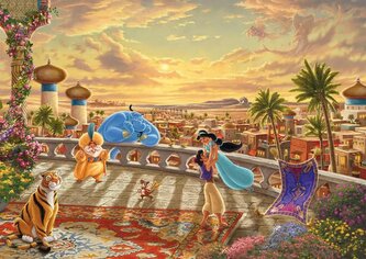 SCHMIDT Puzzle Disney: Jasmína a Aladin 1000 dílků