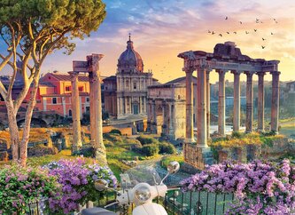 EUROGRAPHICS Puzzle Římské Fórum 1000 dílků