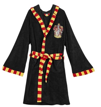 Župan Harry Potter: Nebelvírský znak a barvy (L) černý polyester