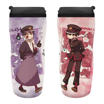 Cestovní hrnek Toilet-bound Hanako-kun - Hanako & Tsukasa