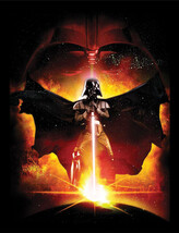 Obraz na zeď - Star Wars - Episode III Vader Lightsaber, 34.3 x 44.5 cm