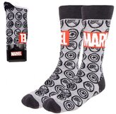 Pánské ponožky Marvel|Avengers: Hlavní logo a Ikony (velikost EU 38-45)