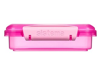 Sistema® Lunch™ Krabička na sendvič 450 ml, růžová