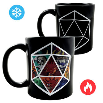 Hrnek Dungeons & Dragons - Magic, měnící se