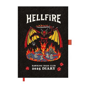 Diář Stranger Things 2025 - Hellfire Hawkings High Club Diář Stranger Things 2025 - Hellfire Hawkings High Club