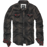 Pánská košile Checkshirt Duncan, Brandit, hnědo-černá, XL