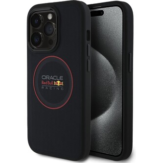 Oracle Red Bull Racing PU Leather Red Ring MagSafe kryt pro iPhone 14 Pro modrý