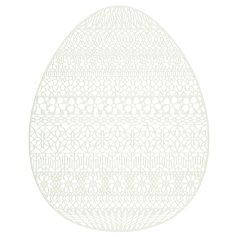 PROSTÍRÁNÍ PVC VEJCE 32X40CM MÁTOVÉ