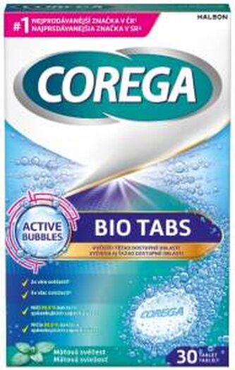 Corega čisticí tablety Bio Tabs, 30 ks