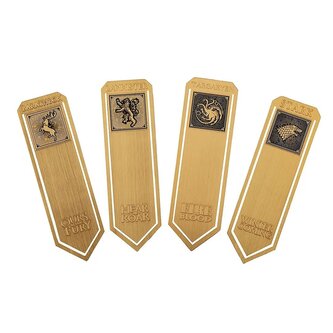 Kovové záložky Hra o trůny - Houses of Westeros