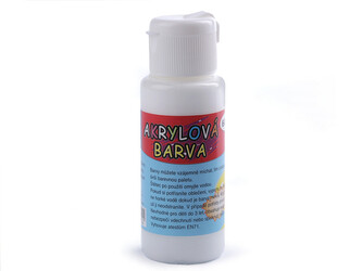 Akrylová barva 60 ml - 1 ks - 7 bílá