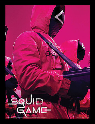 Obraz na zeď - Squid Game - Troops, 34.3 x 44.5 cm
