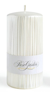 Świeca ROSE GARDEN walec duży 7xh17,5cm parafinowa biała