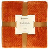 Deka se vzorem 200x220 cm SPRINGOS VESPA oranžová
