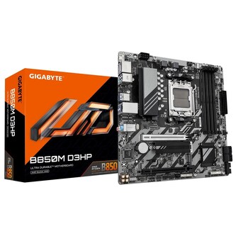 GIGABYTE MB Sc AM5 B850M D3HP, AMD B850, 4xDDR5, 2xDP, 1xHDMI, mATX GIGABYTE MB Sc AM5 B850M D3HP, AMD B850, 4xDDR5, 2xDP, 1xHDMI, mATX