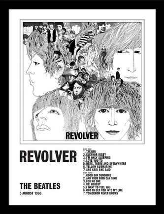 Obraz na zeď - The Beatles - Revolver, 34.3 x 44.5 cm