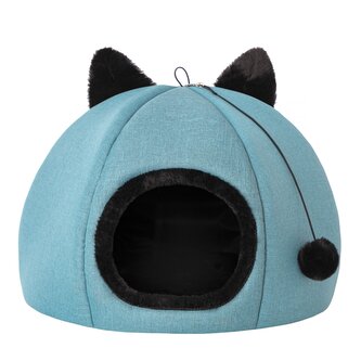 Reedog Kitty Head Blue Iglu pro kočky-M