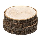 Sada dřevěných podtácků Ecorce hnědá